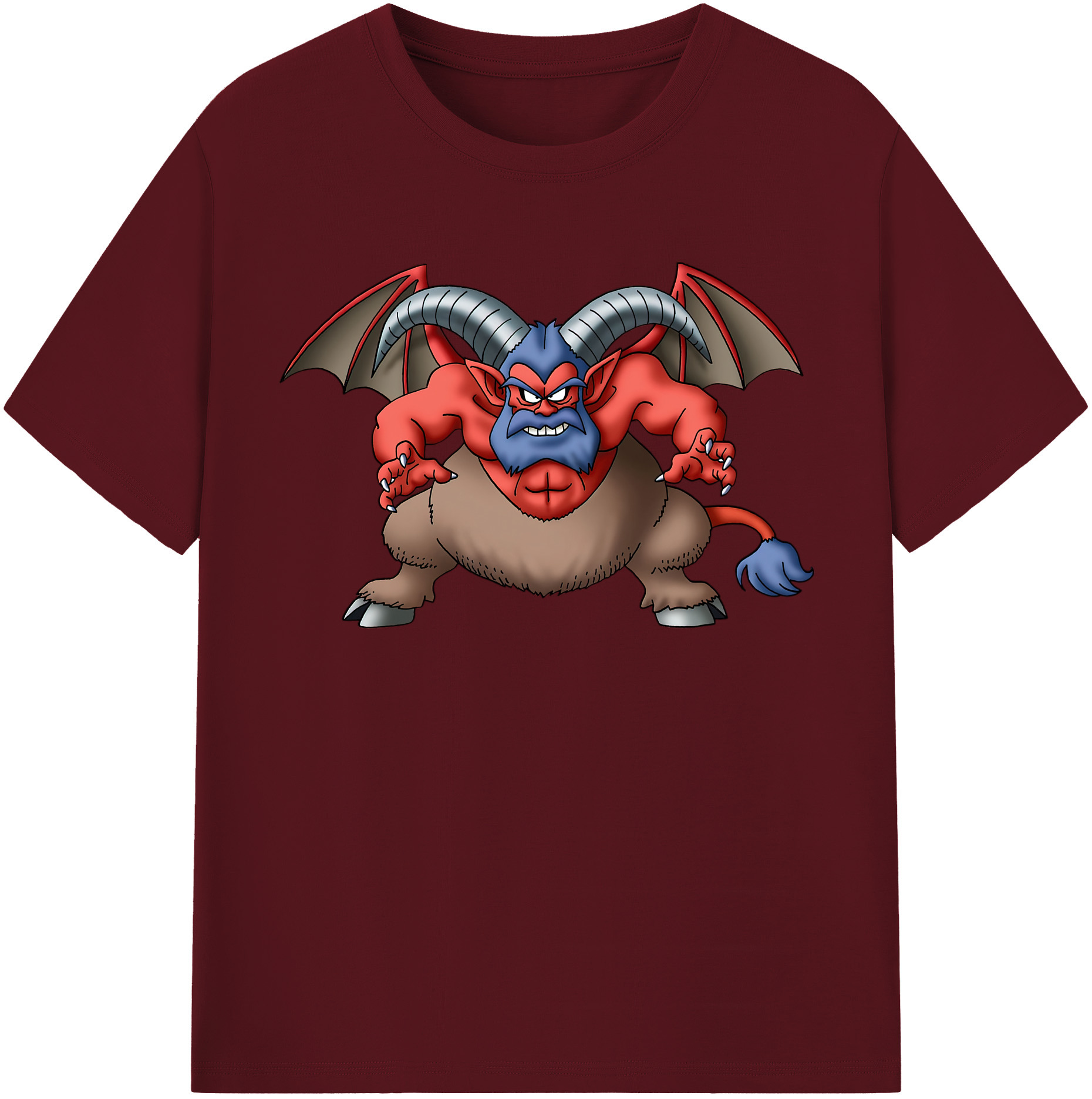 （画像用） ドラゴンクエスト Doragon Kuesuto Dragon Quest 綿100％半袖Tシャツ（フロントプリント）